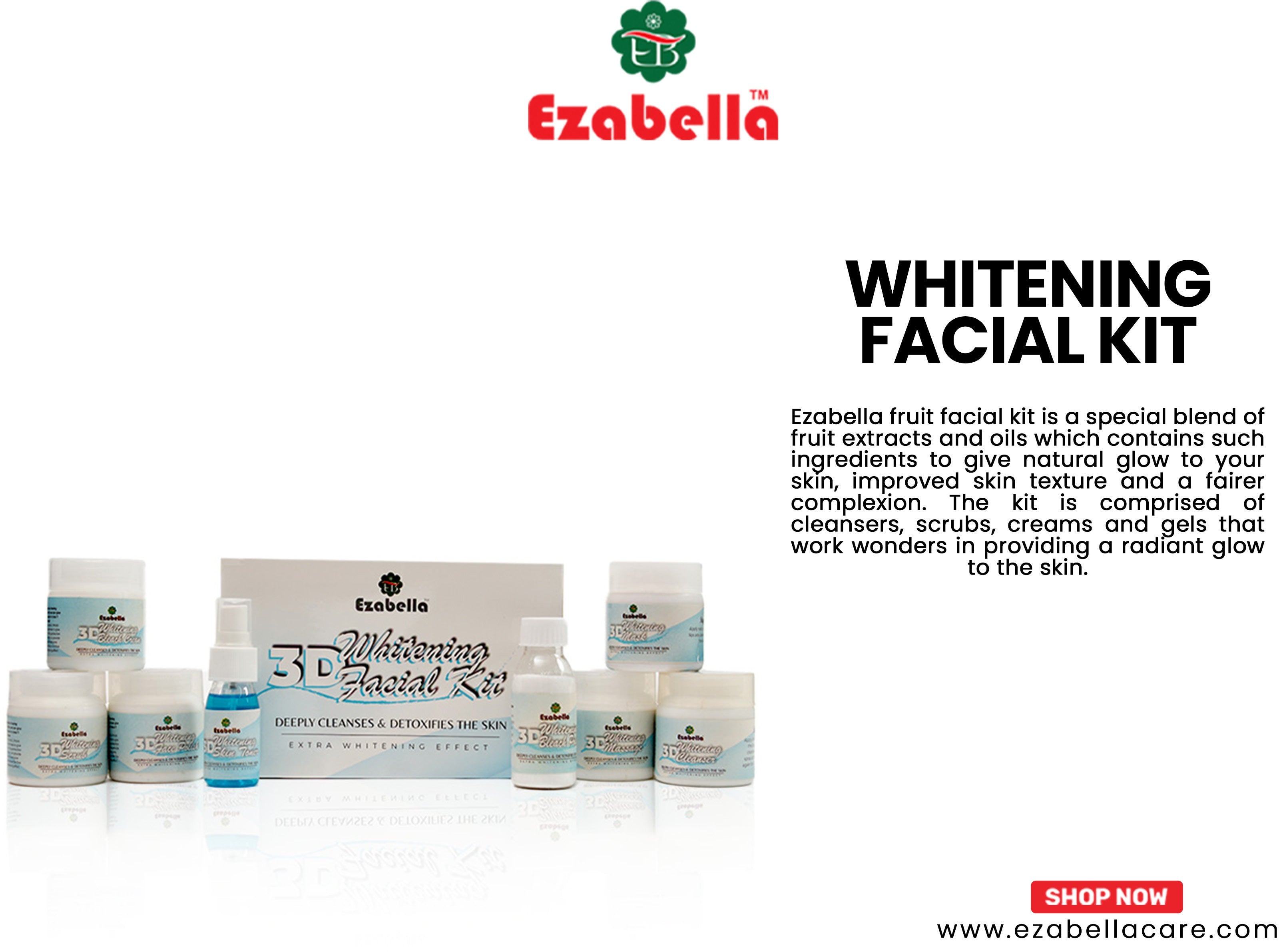 3D Whitening Facial Kit
