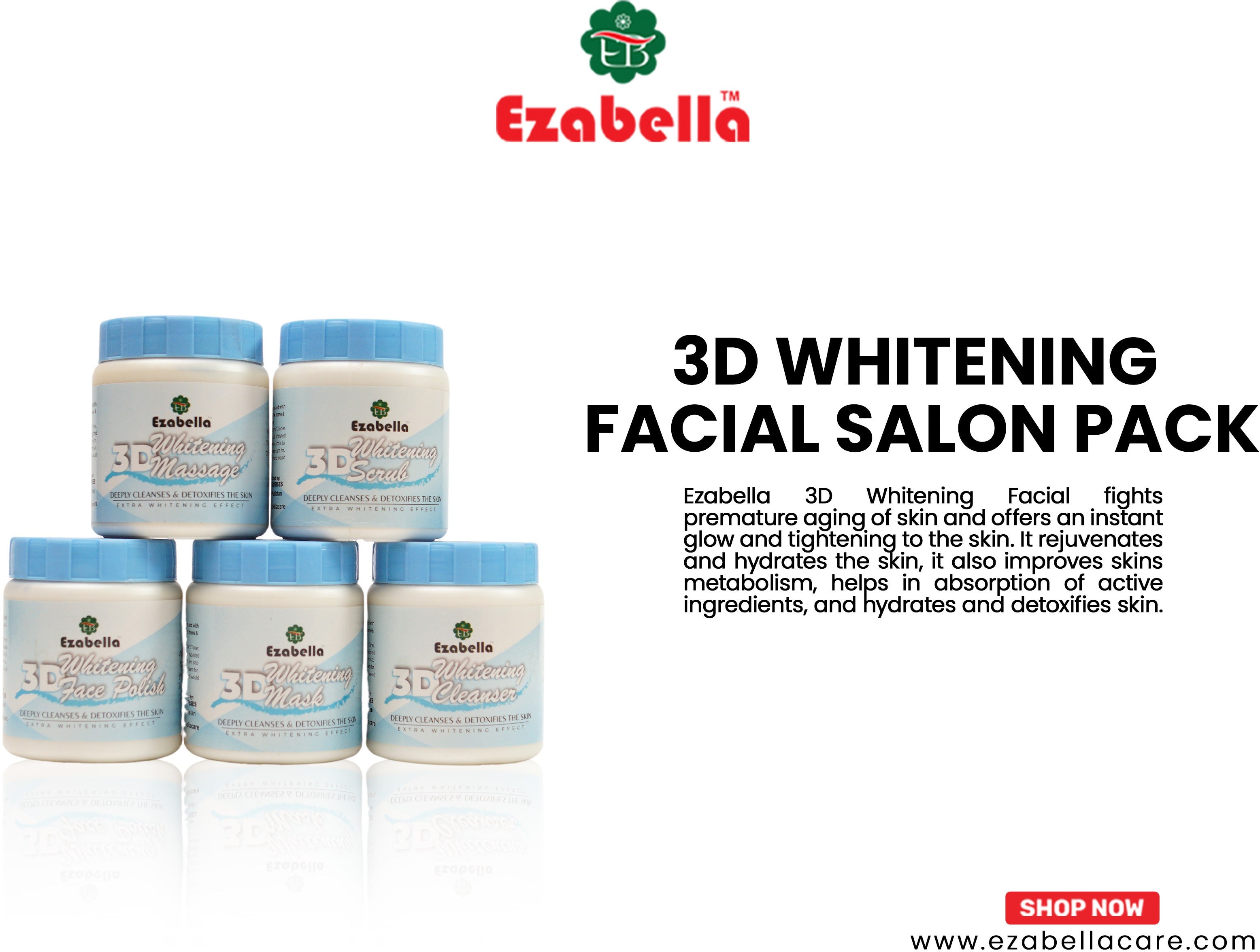 3D Whitening Facial Salon Pack