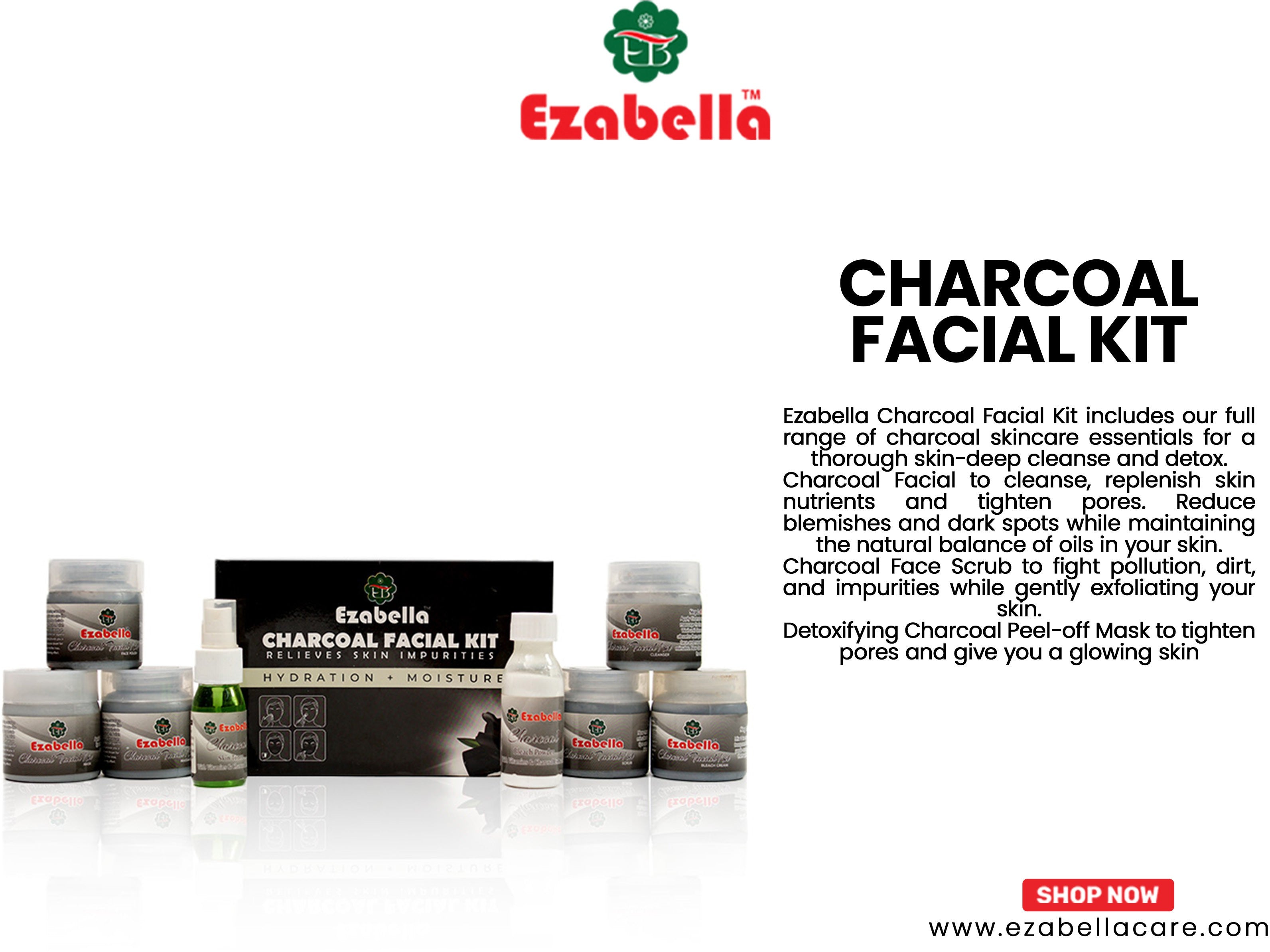 Charcoal Facial Kit
