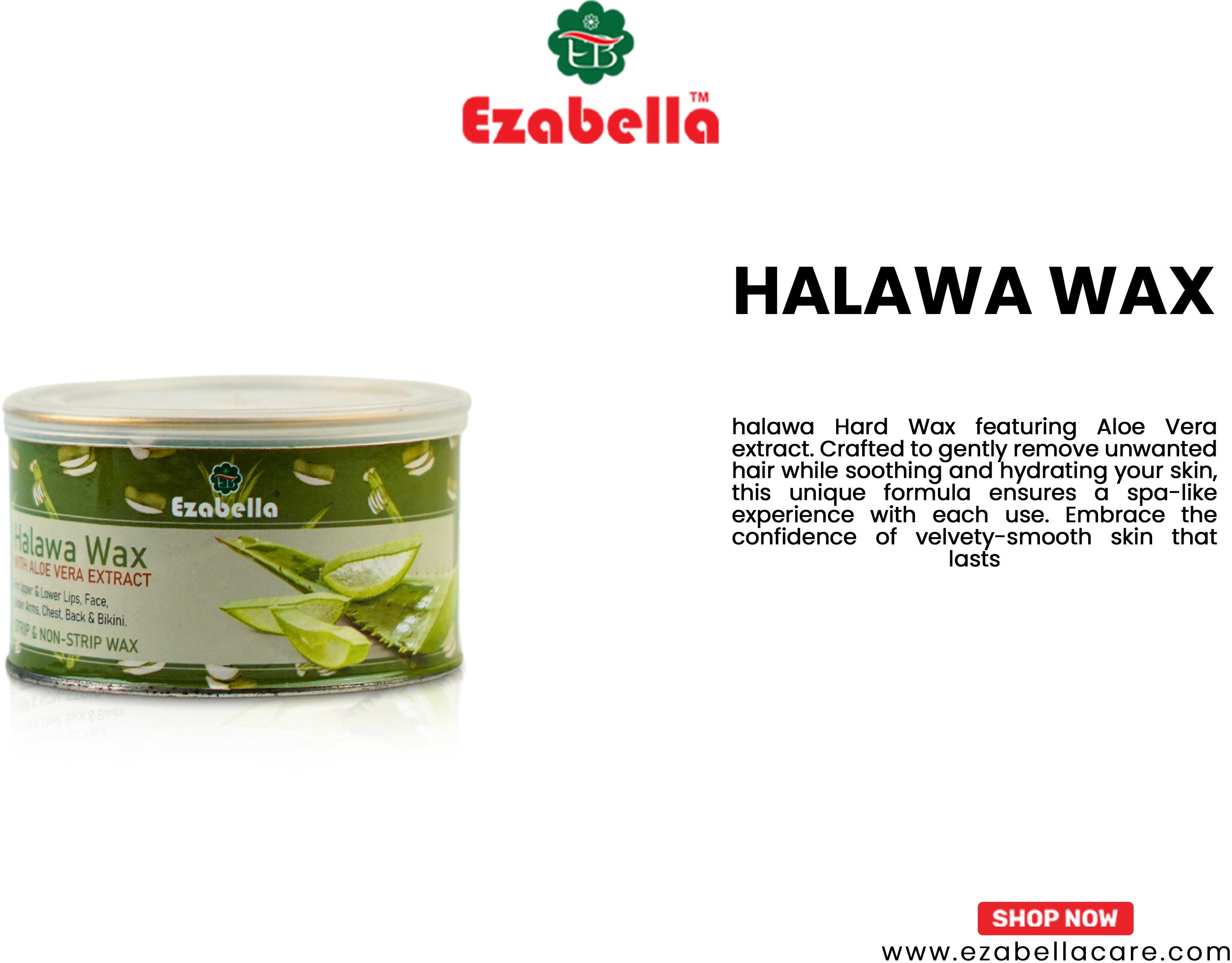 Halawa Wax with Aloe Vera Extract